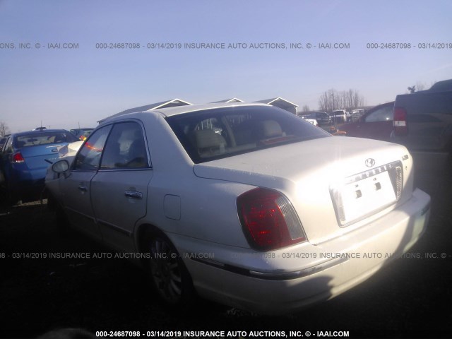 KMHFU45E74A286998 - 2004 HYUNDAI XG 350 WHITE photo 3