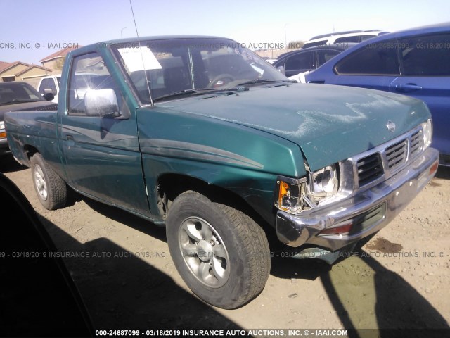 1N6SD11S9VC345985 - 1997 NISSAN TRUCK XE TURQUOISE photo 1