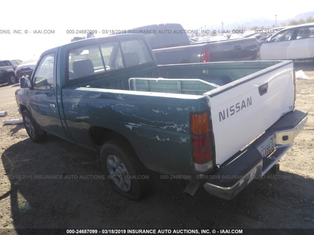 1N6SD11S9VC345985 - 1997 NISSAN TRUCK XE TURQUOISE photo 3