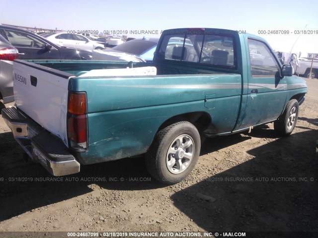 1N6SD11S9VC345985 - 1997 NISSAN TRUCK XE TURQUOISE photo 4