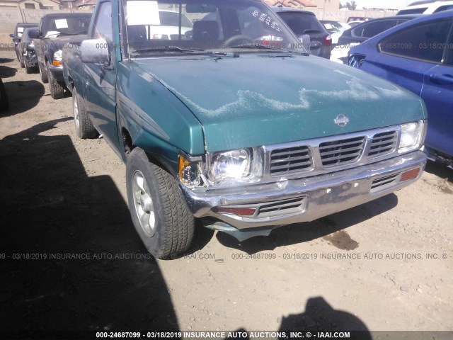 1N6SD11S9VC345985 - 1997 NISSAN TRUCK XE TURQUOISE photo 6