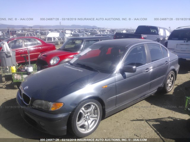 WBAEV53453KM26503 - 2003 BMW 330 I GRAY photo 2