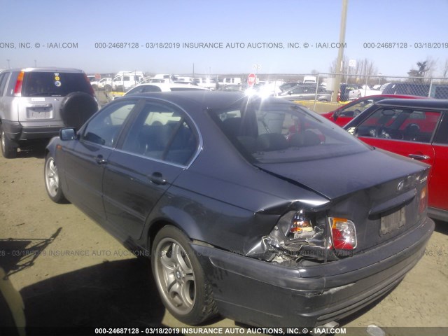 WBAEV53453KM26503 - 2003 BMW 330 I GRAY photo 3