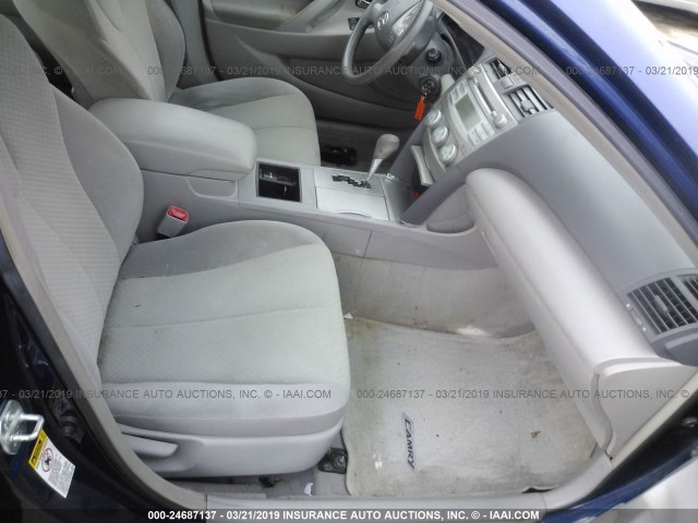 4T1BE46K57U049302 - 2007 TOYOTA CAMRY NEW GENERAT CE/LE/XLE/SE BLUE photo 5