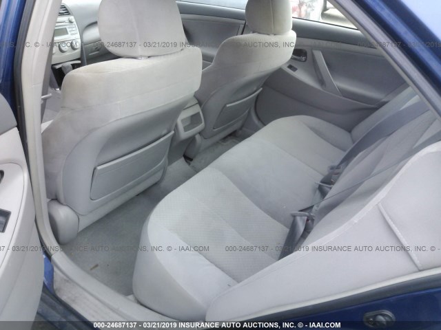 4T1BE46K57U049302 - 2007 TOYOTA CAMRY NEW GENERAT CE/LE/XLE/SE BLUE photo 8