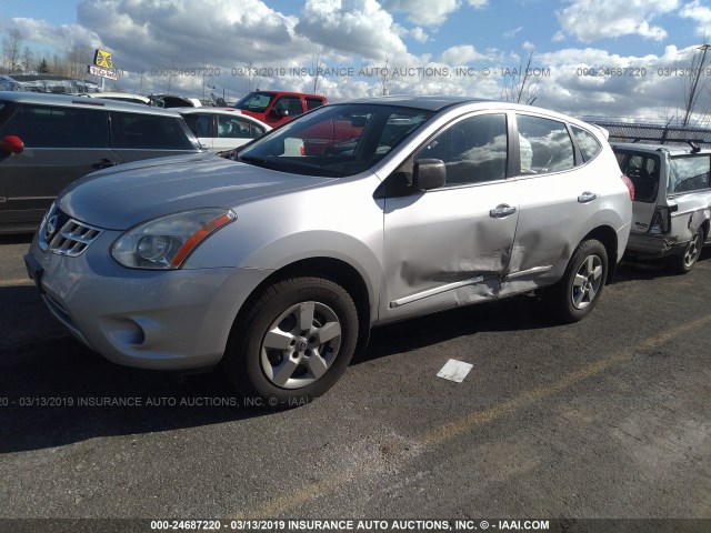 JN8AS5MT1BW573235 - 2011 NISSAN ROGUE S/SV/KROM GRAY photo 2