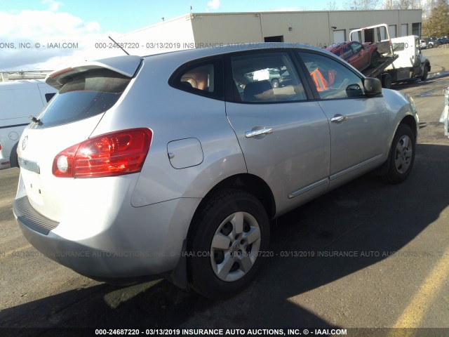 JN8AS5MT1BW573235 - 2011 NISSAN ROGUE S/SV/KROM GRAY photo 4