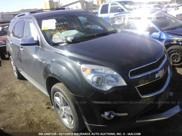 2GNALDEK3E6237665 - 2014 CHEVROLET EQUINOX LTZ Dark Blue photo 1