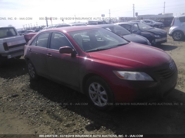 4T1BE46K38U198096 - 2008 TOYOTA CAMRY CE/LE/XLE/SE RED photo 1