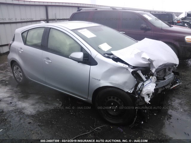 JTDKDTB39F1584004 - 2015 TOYOTA PRIUS C SILVER photo 1