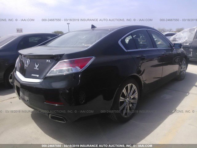 19UUA8F33EA007798 - 2014 ACURA TL SE BLACK photo 4