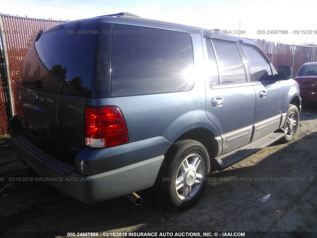 1FMPU16L23LC07949 - 2003 FORD EXPEDITION XLT BLUE photo 4