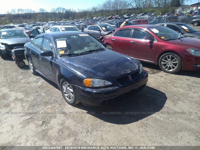 1G2NE52F04M676599 - 2004 PONTIAC GRAND AM SE BLUE photo 1