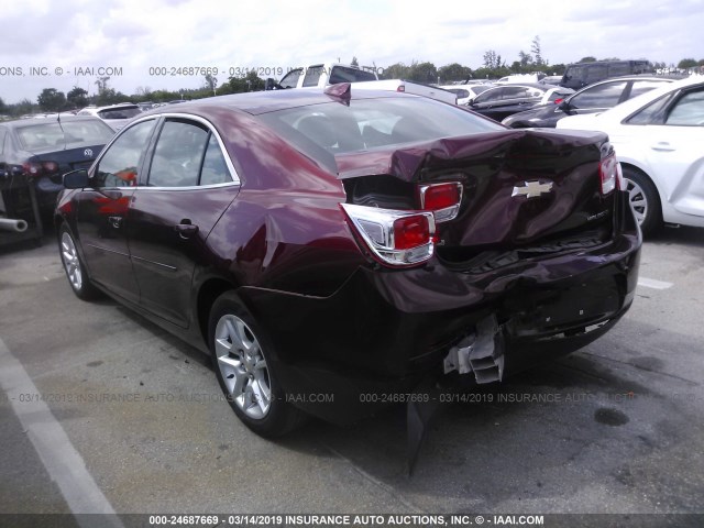 1G11C5SL7FF266548 - 2015 CHEVROLET MALIBU 1LT RED photo 3