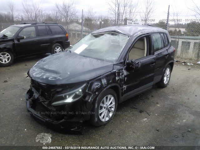 WVGBV3AX7EW546270 - 2014 VOLKSWAGEN TIGUAN S/SE/SEL/R-LINE BLACK photo 2