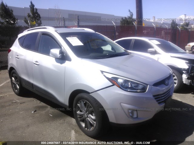 KM8JU3AG7EU793721 - 2014 HYUNDAI Tucson GLS/LIMITED/SE SILVER photo 1