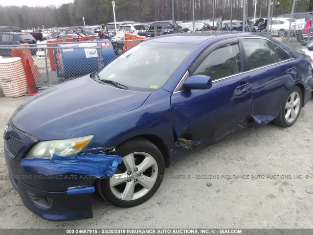 4T1BF3EK7BU634951 - 2011 TOYOTA CAMRY SE/LE/XLE BLUE photo 6