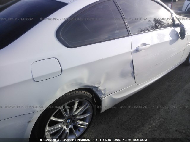 WBAKF9C52BE262415 - 2011 BMW 335 XI WHITE photo 6