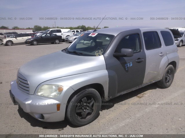 3GNCA23B09S637857 - 2009 CHEVROLET HHR LT SILVER photo 2