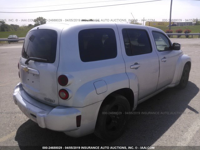 3GNCA23B09S637857 - 2009 CHEVROLET HHR LT SILVER photo 4