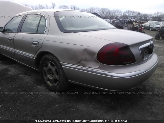 1LNHM97V0YY888593 - 2000 LINCOLN CONTINENTAL  TAN photo 6