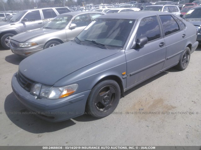 YS3DD58N2X2068763 - 1999 SAAB 9-3 S GRAY photo 2