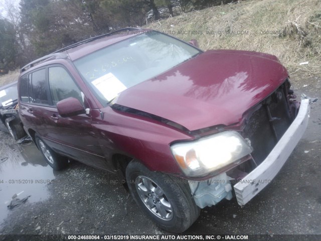 JTEDP21A260111203 - 2006 TOYOTA HIGHLANDER LIMITED RED photo 1