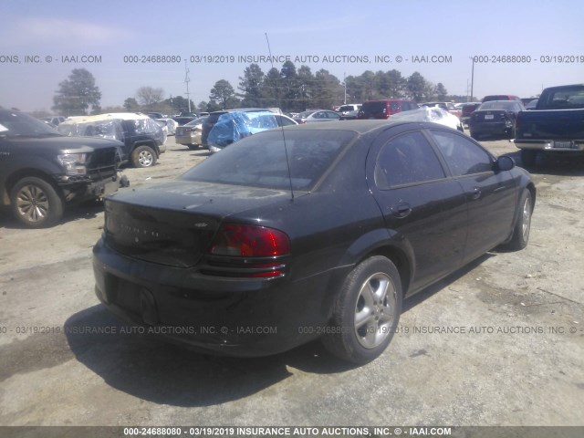 1B3EL46R05N541653 - 2005 DODGE STRATUS SXT BLACK photo 4