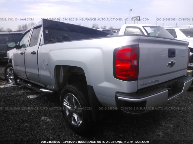 1GCRCPEC9GZ364997 - 2016 CHEVROLET SILVERADO C1500 CUSTOM SILVER photo 3