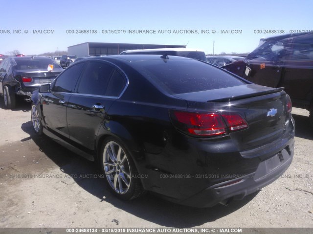 6G3F15RW9EL947011 - 2014 CHEVROLET SS BLACK photo 3