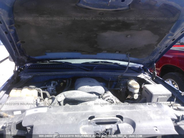 2GCEC19TX31132174 - 2003 CHEVROLET SILVERADO C1500 BLUE photo 10