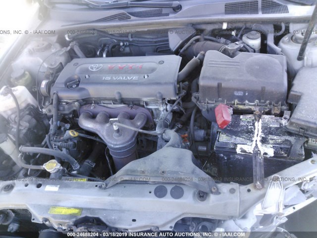 4T1BE32K56U715217 - 2006 TOYOTA CAMRY LE/XLE/SE SILVER photo 10