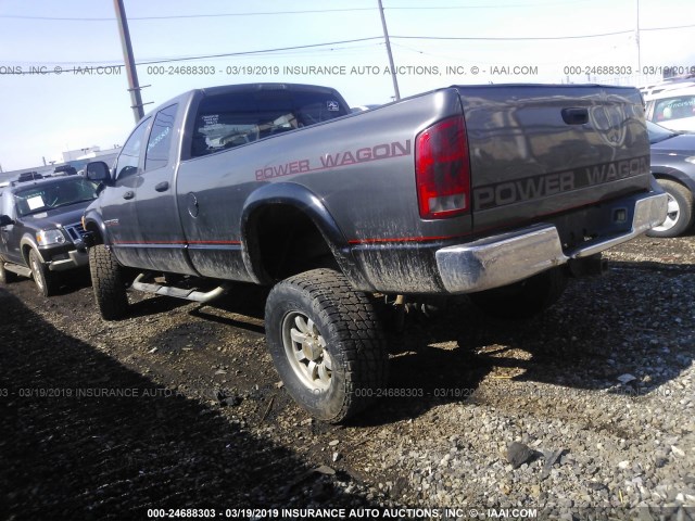 1D7KU28D93J571393 - 2003 DODGE RAM 2500 ST/SLT GRAY photo 3