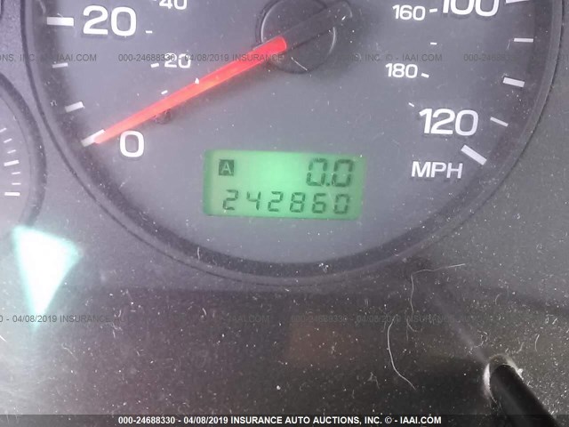 JF1SF65692H711018 - 2002 SUBARU FORESTER S წითელი ფოტო 7