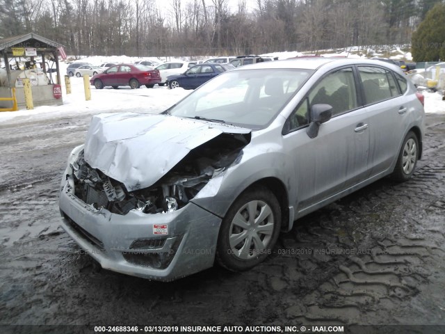 JF1GPAA6XG8235350 - 2016 SUBARU IMPREZA BLUE photo 2