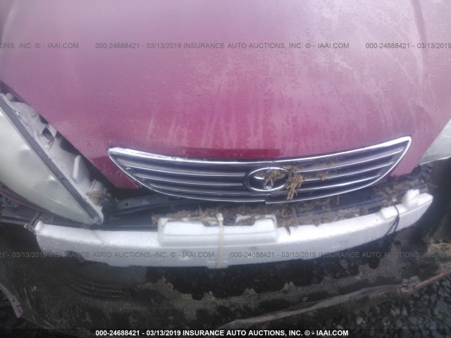 4T1BE30K45U095154 - 2005 TOYOTA CAMRY LE/XLE/SE RED photo 6