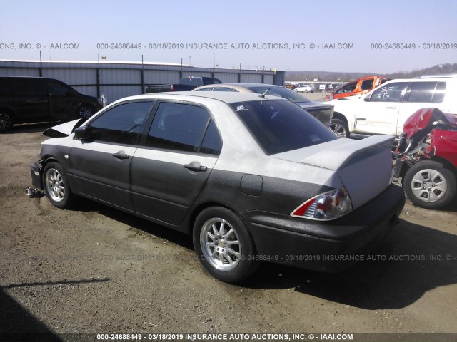 JA3AJ26E53U028937 - 2003 MITSUBISHI LANCER ES GRAY photo 3