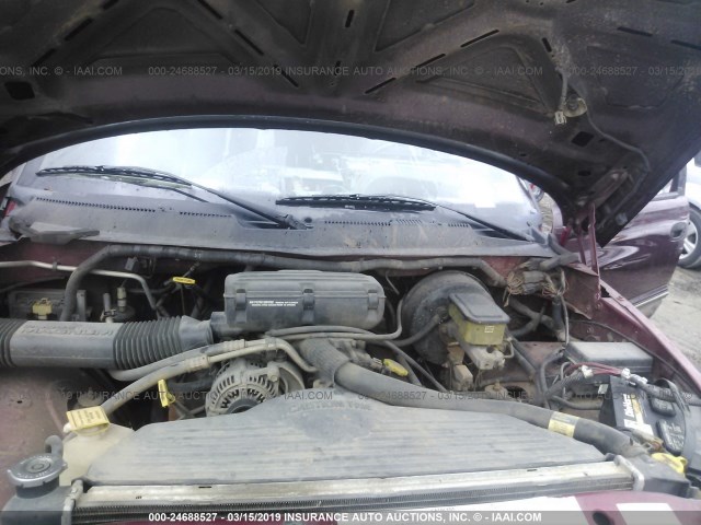 3B7KF23Z3VM507282 - 1997 DODGE RAM 2500 BURGUNDY photo 10