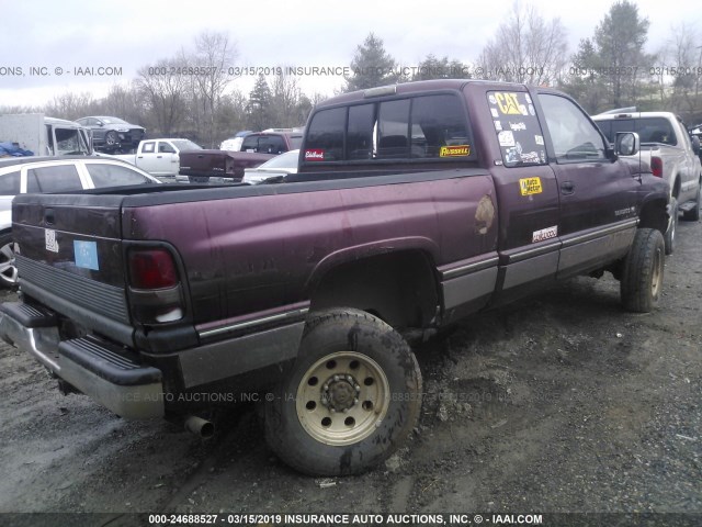 3B7KF23Z3VM507282 - 1997 DODGE RAM 2500 BURGUNDY photo 4