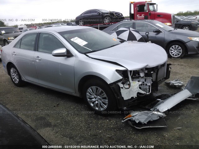 4T1BF1FK3CU122625 - 2012 TOYOTA CAMRY SE/LE/XLE SILVER photo 1
