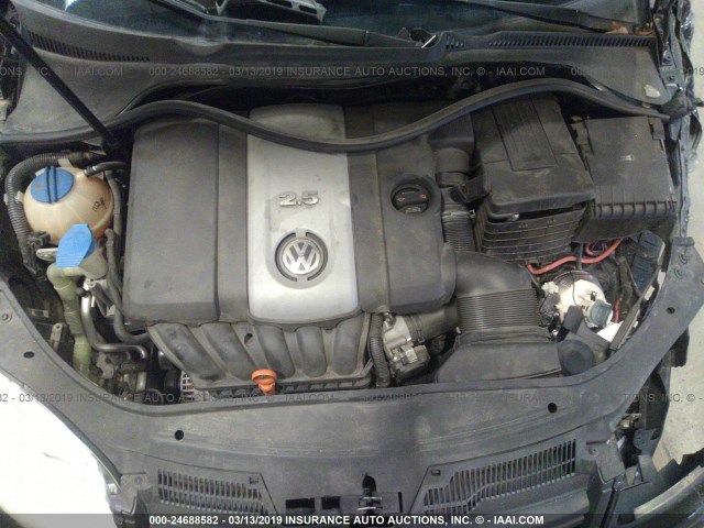 3VWRM71K58M039502 - 2008 VOLKSWAGEN JETTA SE/SEL BLACK photo 10