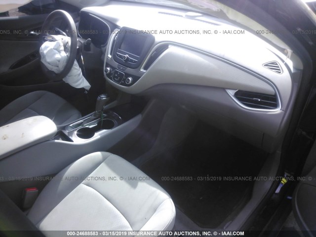 1G1ZB5ST3HF148344 - 2017 CHEVROLET MALIBU LS BLACK photo 5