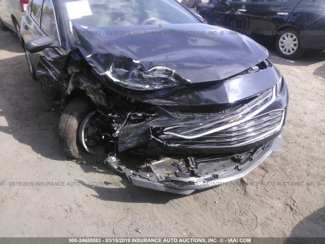 1G1ZB5ST3HF148344 - 2017 CHEVROLET MALIBU LS BLACK photo 6