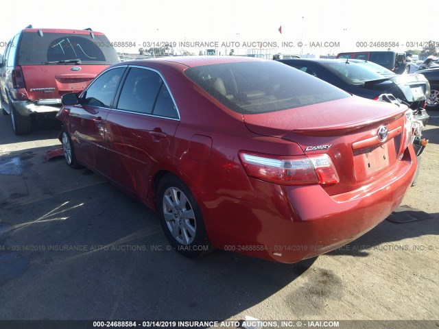 JTNBE46K873017272 - 2007 TOYOTA CAMRY NEW GENERAT CE/LE/XLE/SE RED photo 3