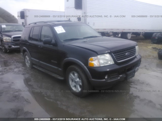 1FMZU63K02UD67547 - 2002 FORD EXPLORER XLT BLACK photo 1