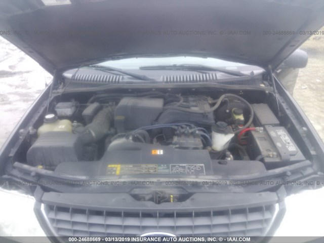 1FMZU63K02UD67547 - 2002 FORD EXPLORER XLT BLACK photo 10