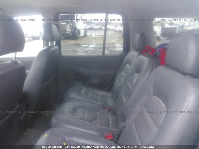 1FMZU63K02UD67547 - 2002 FORD EXPLORER XLT BLACK photo 8