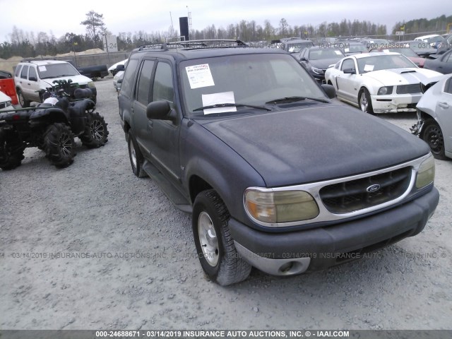 1FMZU83P7YZB91888 - 2000 FORD EXPLORER XLT BLUE photo 1