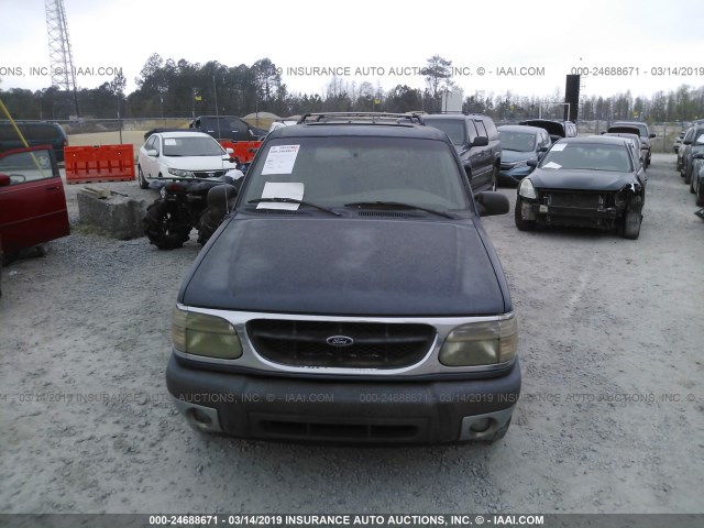 1FMZU83P7YZB91888 - 2000 FORD EXPLORER XLT BLUE photo 6