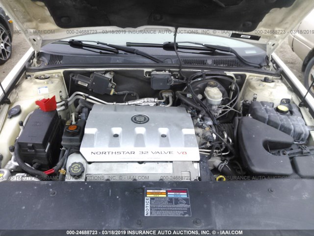 1G6KS54Y0YU158927 - 2000 CADILLAC SEVILLE SLS WHITE photo 10